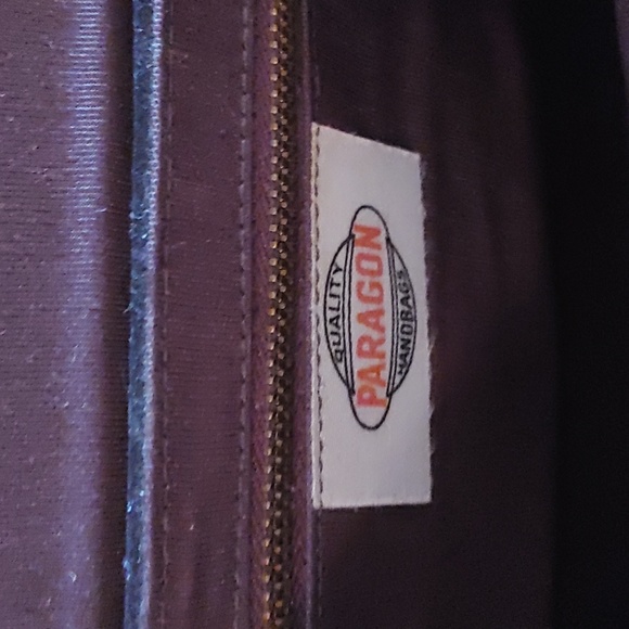 Vintage Paragon envelope clutch Brown faux suede - Picture 3 of 11